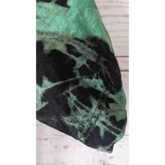 Queen T-shirt Men Besties Donald & Daisy Tie Dye Green Knit Crew Painted Size L - Picture 8 of 9